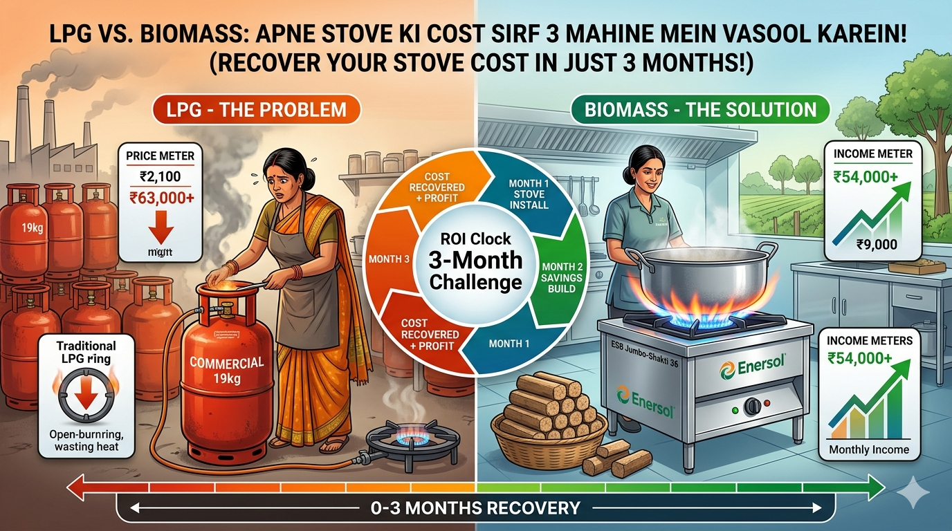LPG vs Biomass Stove Cost Recovery ROI Guide